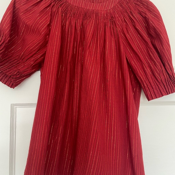 Ulla Johnson. Red peasant top. Size small - Picture 6 of 6